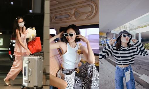 Ninh Dương Lan Ngọc và gu thời trang sân bay chuẩn điểm 10: Diện phong cách nào cũng xịn xò hết nấc 