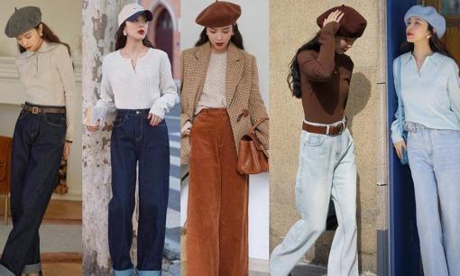 Đừng lúc nào cũng măc váy + áo len. Năm nay mặc kiểu này rất phổ biến, rất thời trang, gọn và đẹp