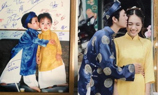 Chàng trai cưới được cô vợ xinh đẹp nhờ bức ảnh hôn má từ 23 năm trước