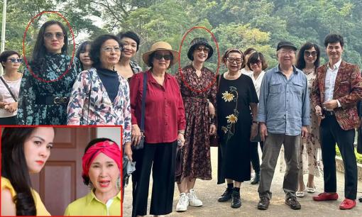 Cặp mẹ con quá quắt trong 'Thương ngày nắng về' hội ngộ đi du lịch cùng Xuân Bắc và các nghệ sĩ kỳ cựu 