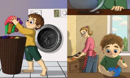 Trẻ nên bắt đầu giúp việc nhà ở độ tuổi nào?