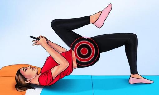 Chỉ chị em động tác ngồi và nằm giúp tiêu mỡ cực nhanh, giảm đùi, nhỏ eo rất hay