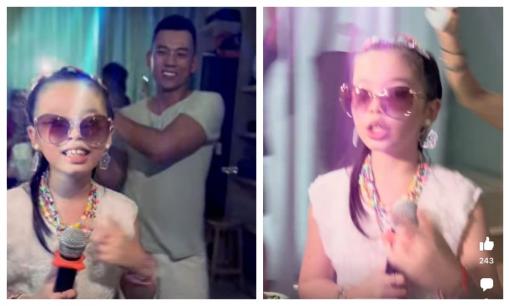 Không chỉ cưng chiều hết mực, Lý Bình còn ủng hộ con gái riêng của vợ làm ca sĩ