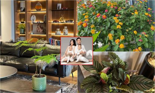 Không gian ngập sắc xanh bên trong penthouse sang chảnh của vợ chồng MC Thành Trung