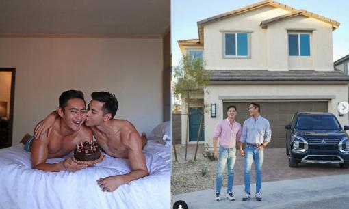 Hồ Vĩnh Khoa và bạn trai đồng giới tậu nhà mới, xe mới ở Mỹ