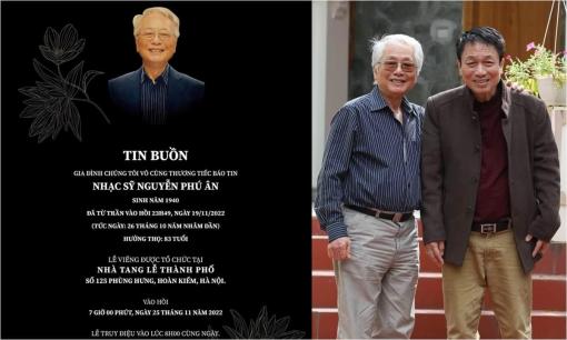 Nhạc sĩ Phú Ân - anh trai nhạc sĩ Phú Quang qua đời