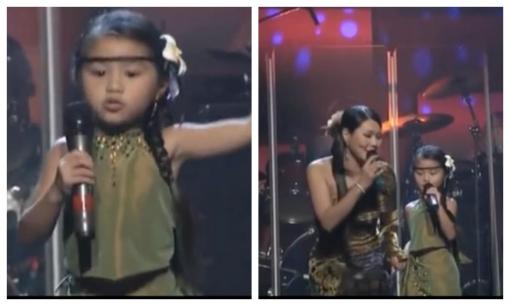 Con gái Ngọc Huyền từ bé đã song ca cùng mẹ như ca sĩ chuyên nghiệp, dung mạo thanh tú đáng ngưỡng mộ