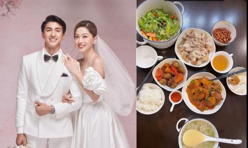 Từng là người thường xuyên vào bếp nấu ăn cho Phương Nga, nay Bình An khoe 'chuẩn cơm vợ nấu'