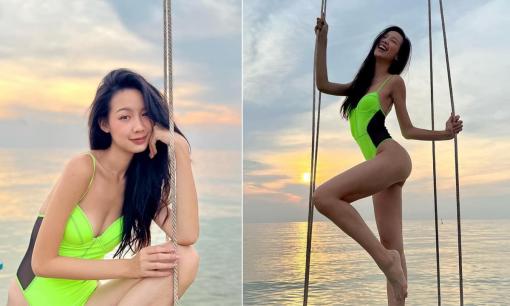 Hoa hậu Liên lục địa 2022 Bảo Ngọc tung loạt ảnh diện áo tắm 'cực cháy' ở Phú Quốc 