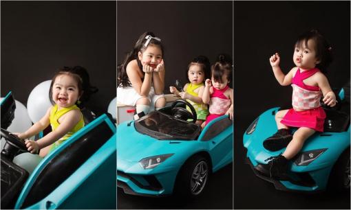Vân Trang khoe bộ ảnh cực đáng yêu của các nhóc tì: Lên đồ thời trang, tạo dáng như mẫu nhí 