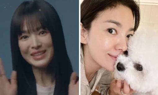 Song Hye Kyo bỗng già chát, khác hẳn với hình ảnh mặt mộc, đeo nhẫn ở ngón áp út