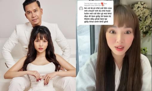 Vợ Lê Hoàng (The Men) nói gì khi bị hỏi có ai chê cái tên 'Việt Huê' chưa?