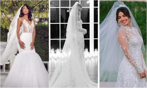 7 chiếc váy cưới táo bạo của dàn sao nổi tiếng thế giới: Hailey Bieber hở lưng, Emily Ratajkowski mặc suits thay vì váy