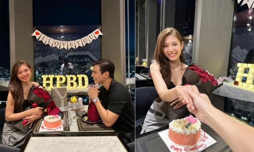 Chúng Huyền Thanh đón sinh nhật bất ngờ, lãng mạn bên chồng