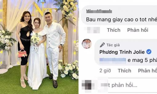 Phương Trinh Jolie lên đồ gợi cảm đi ăn cưới khi bầu bí, bị nhắc nhở ngay điều này 