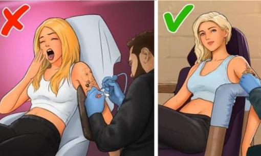 Mức độ đau của hình xăm ở từng khu vực cơ thể: Vị trí nào xăm hình đỡ đau?