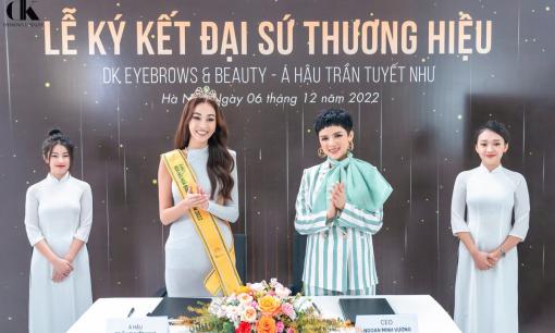 Á hậu Tuyết Như trở thành đại sứ thương hiệu DK Beauty