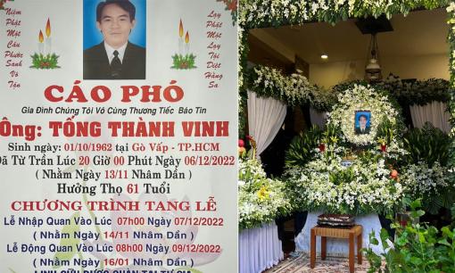Đạo diễn Tống Thành Vinh qua đời