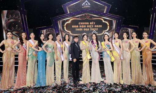 Dàn thí sinh diện trang phục của NTK Tommy Nguyễn, tỏa sáng trong đêm chung kết Hoa hậu Việt Nam thời đại