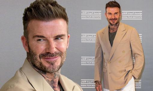 David Beckham xuất hiện bảnh bao tại buổi chiếu phim do mình đóng