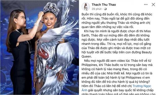 Thạch Thu Thảo chính thức lên tiếng sau khi bị NTK National Costume đòi nợ 