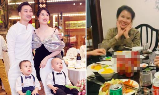 Gọi FaceTime, MC Thành Trung vô tình để lộ nhan sắc thật của vợ từng làm tiếp viên hàng không