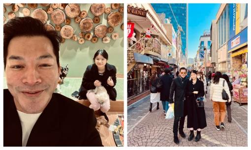 Con gái Trương Ngọc Ánh vi vu Nhật Bản cùng bố, chiều cao và thần thái nổi bật