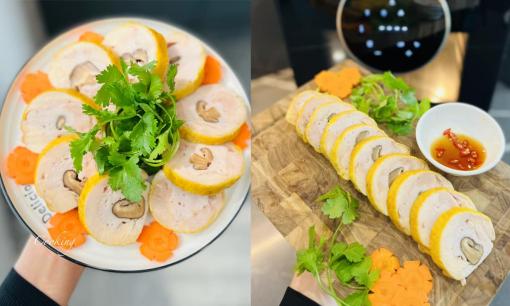 Giò đùi gà hấp nấm: Món ngon lạ miệng, chống ngán lại siêu dễ làm cho Tết sum vầy