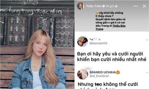 Sơn Tùng bị đồn sắp cưới Hải Tú, Thiều Bảo Trâm bất ngờ tuyên bố không lấy chồng 