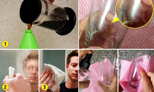 8 cách đơn giản làm sạch cửa kính, đồ dùng bằng thủy tinh và pha lê trong nhà