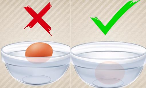 Cách phát hiện trứng hư hay trứng mới chỉ bằng một bát nước