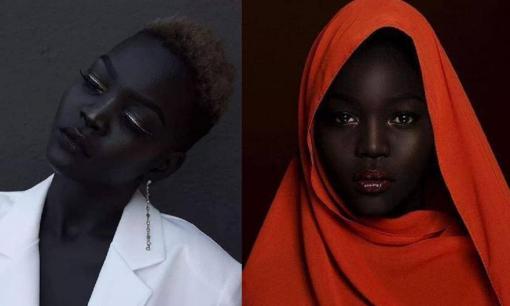 Người mẫu đen nhất thế giới, đến cả nướu và môi cũng đen nhưng cô ấy quá đẹp