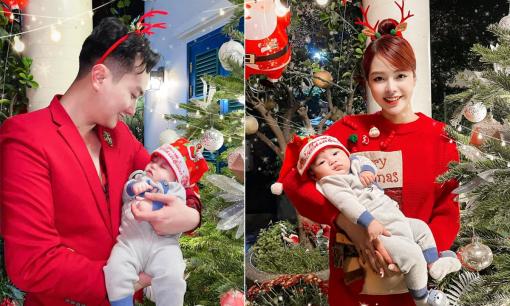 Diễn viên Anh Tuấn 'Phố trong làng' và bà xã kỷ niệm 2 năm yêu, để lộ mặt nhóc tỳ đáng yêu