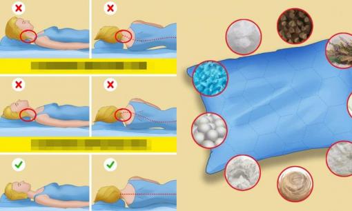 Cách chọn gối đúng