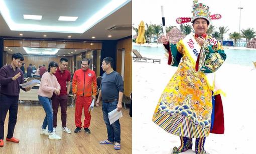 Táo Quân 2023: Hé lộ ảnh hậu trường mới, Táo sẽ đeo sash nghi 'cà khịa' các cuộc thi Hoa hậu mọc lên như nấm