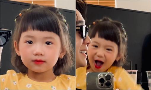 Hết bị bố 'dìm hàng', con gái JustaTee gây mê với biểu cảm cực cưng, ai ngờ lại 'quay xe' tấu hài 