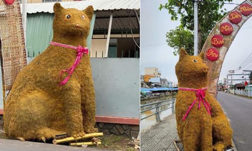 Cận Tết, ngắm linh vật khắp mọi miền, độc lạ nhất là chú mèo 'lai chuột chù' 