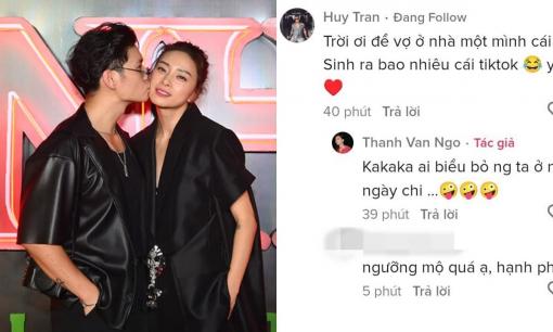 Ngô Thanh Vân chăm quay tiktok, Huy Trần liền có phản ứng khiến fan đầy ngưỡng mộ
