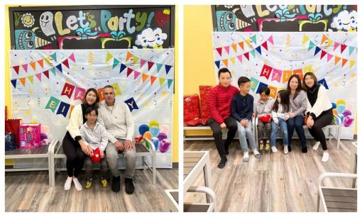 Ngọc Quyên mừng sinh nhật quý tử, bạn trai Tây chụp ảnh chung như một gia đình trọn vẹn