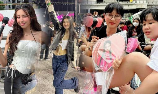 Không chỉ Thùy Tiên, AMEE, một nghệ sĩ U60 cũng bất ngờ 'đu' concert BLACKPINK