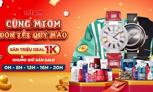 Sàn MTOM tung triệu deal 1K, nghìn đơn mỗi ngày chào đón Tết Quý Mão