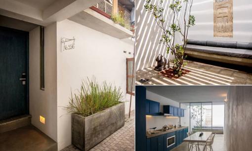 Cải tạo nhà tập thể cũ tù túng, thiếu ánh sáng thành không gian sống cao cấp 