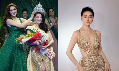 Mặc lại váy trong đêm đăng quang Hoa hậu Trái đất hơn 4 năm trước, Phương Khánh có chia sẻ xúc động