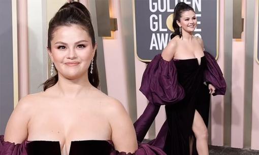 Selena Gomez đáp trả những bình luận chê bai cơ thể hậu thảm đỏ Quả cầu vàng 2023