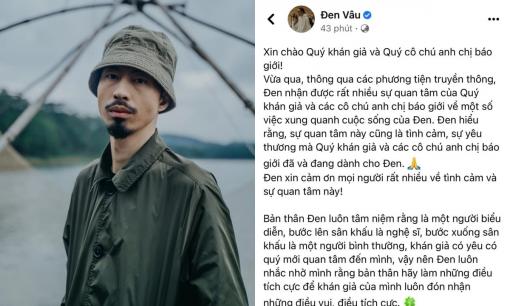 Giữa tin đồn làm đám hỏi với Hoàng Thùy Linh, Đen Vâu chính thức lên tiếng 