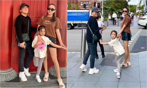 Lam Trường cùng vợ con du lịch Singapore dịp cận Tết Nguyên đán, dung mạo 'ông chú U50' gây sốt