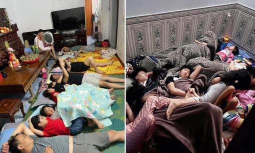 Khoảnh khắc đẹp nhất ngày gần Tết: Con cháu quây quần ở nhà ông bà, chật mà vui