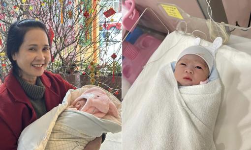 Nghệ sĩ Lan Hương hạnh phúc đón thêm cháu nội vào dịp gần Tết