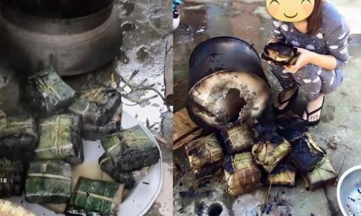 Nhiều nhà suýt 'mất tết' vì nồi bánh chưng bị cháy khét