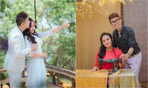 Long Nhật hiếm hoi cho bà xã lên sóng trong loạt ảnh du Xuân, nhan sắc mẹ 4 con gây sốt